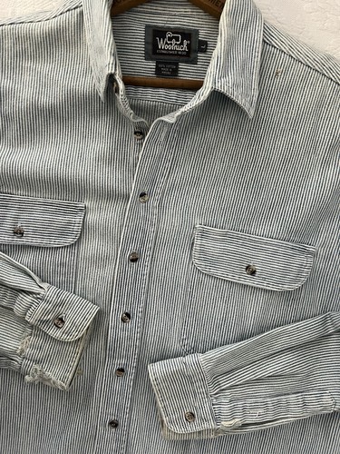 Woolrich shirt mens blue - mens, l