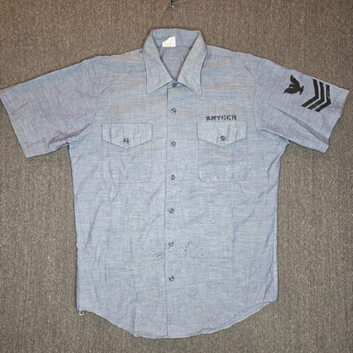 Vintage navy seafarer shirt - us,
