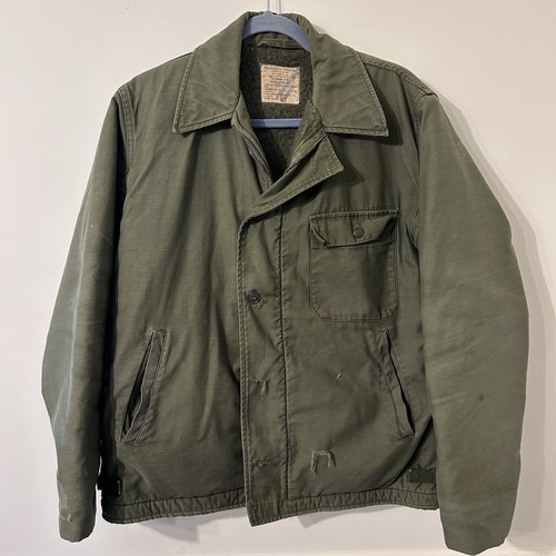 1960s navy deck jacket - us,